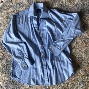Men's Blue Dress Shirt